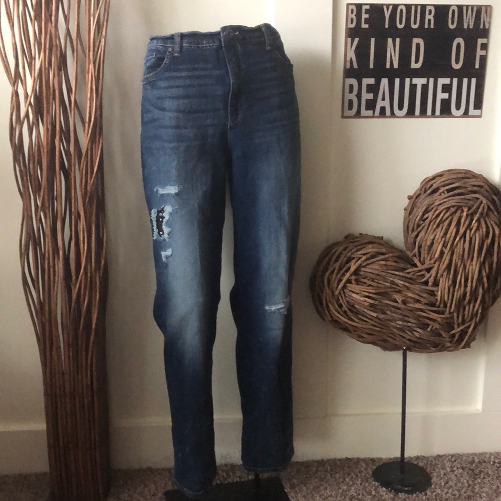 Gloria Vanderbilt distressed wash Amanda Jean